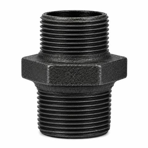 Ekpaş Siyah Dişli Nipel 1/2"