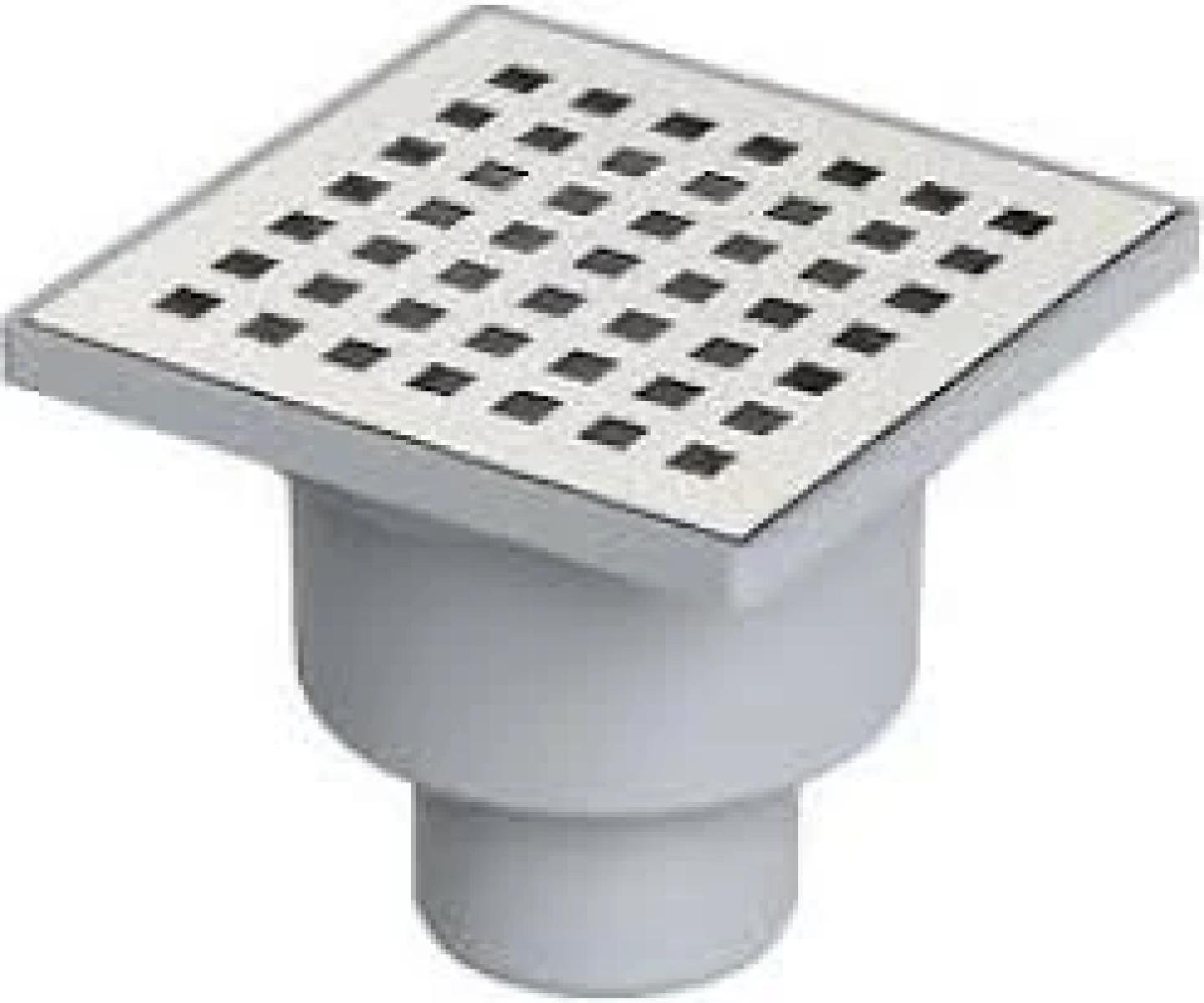 Maxiflow Line Yer Sifonu 10x10 cm Alt Çıkış Ø50 mm