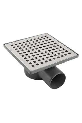 Maxiflow Yalıtım Uyumlu Yer Sifonu 15x15 cm Yan Çıkış Ø70 mm