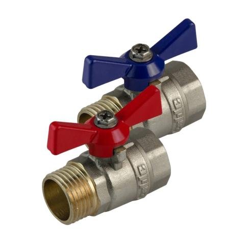 Kalde Mini Küresel Vana 1/2" Kırmızı