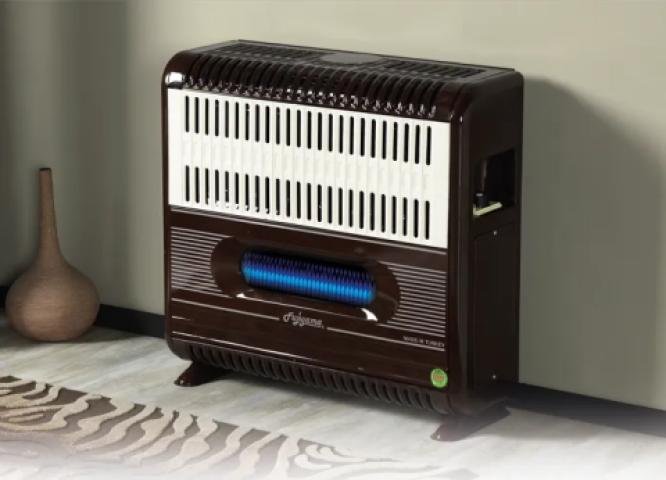 Fujiyama FHS 11000 S Ayaklı Hermetik Doğalgaz Sobası 9,3 kW (Siyah)