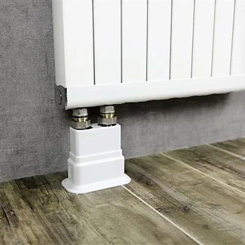 Çiftli Boru Gizleme Kılıfı Beyaz