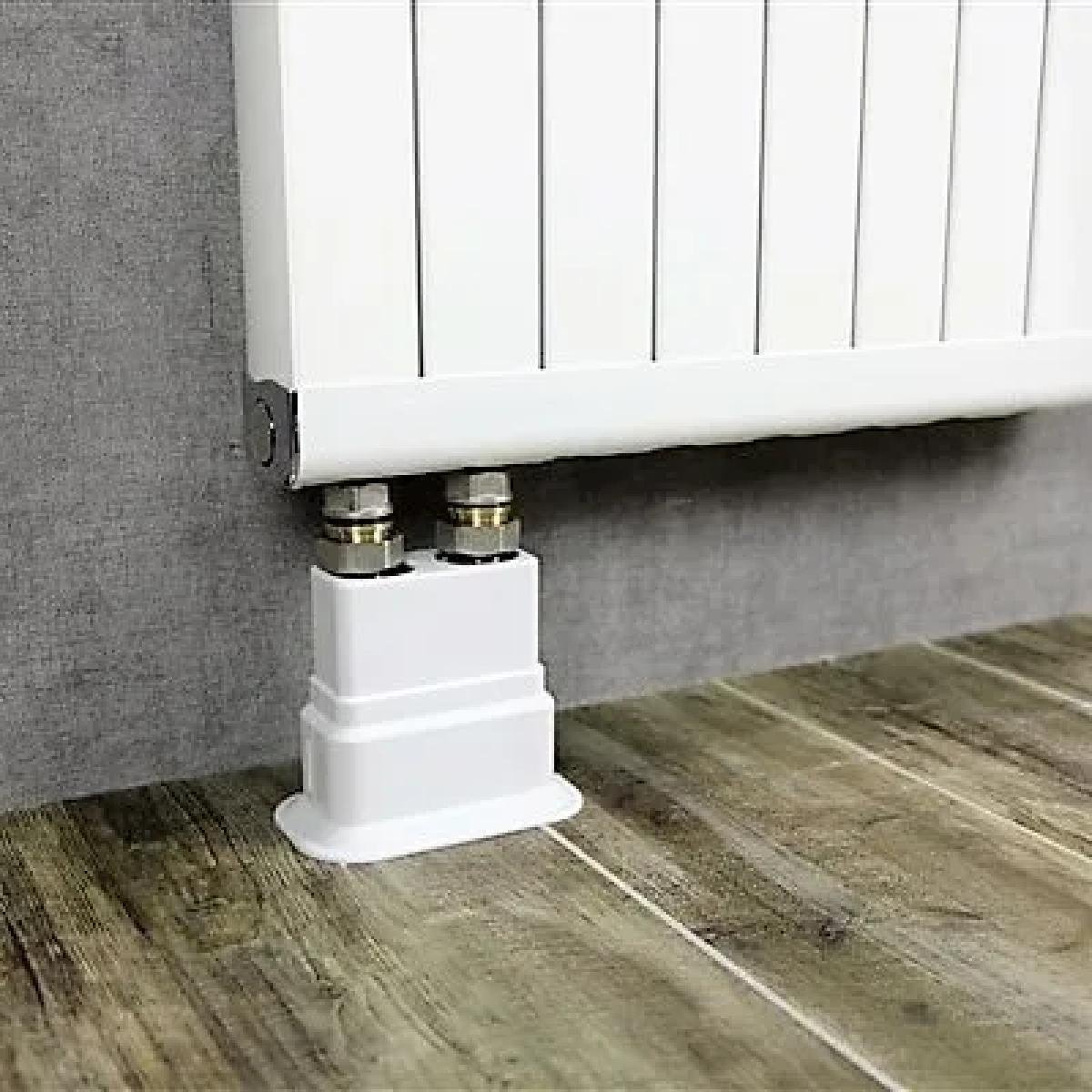 Çiftli Boru Gizleme Kılıfı Beyaz
