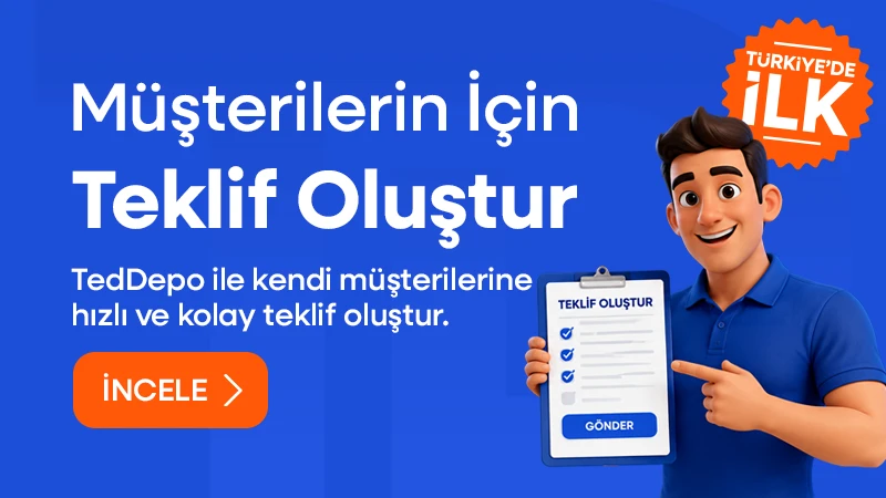 Hemen Teklif Oluştur